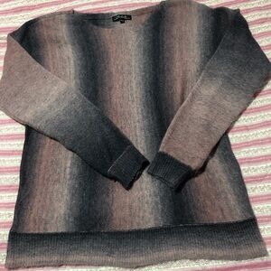 CHARLIE B Pink and Gray Knit Top